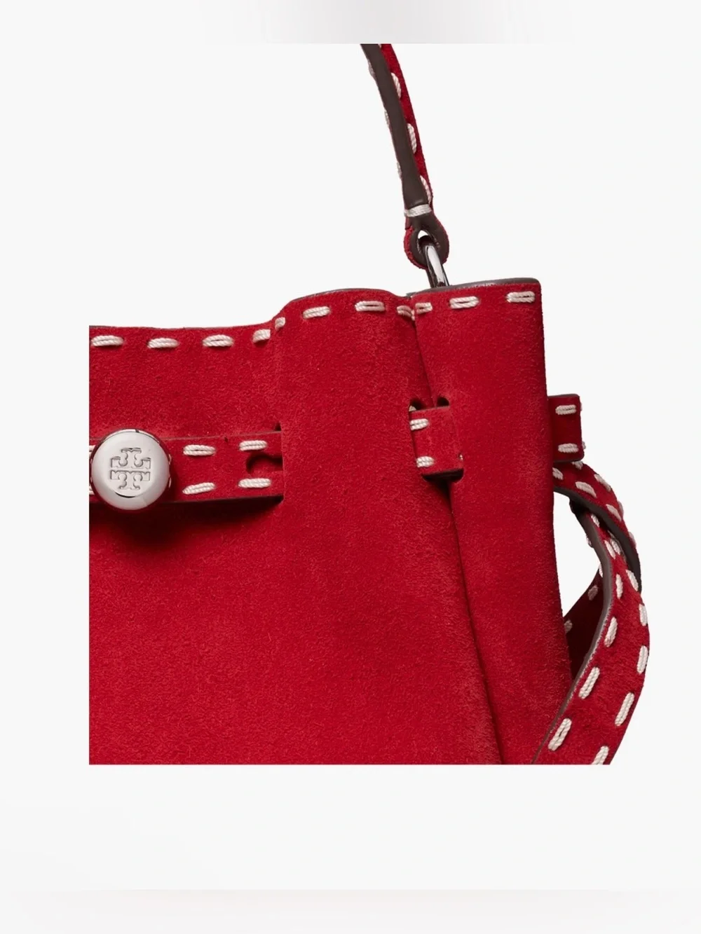 *NWT* Tory Burch Mini Romy Suede Bucket Bag